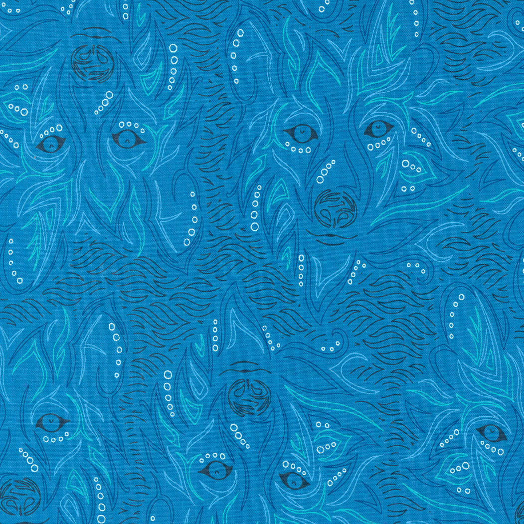 Moda Fabrics - Land of Enchantment Hacienda Blue 1/2m