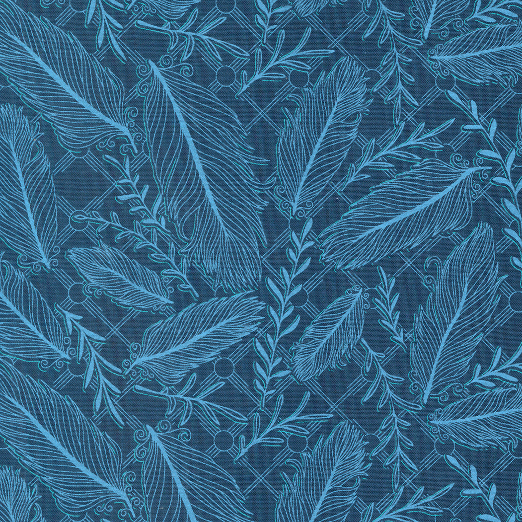 Moda Fabrics - Land of Enchantment Superior Blue 1/2m