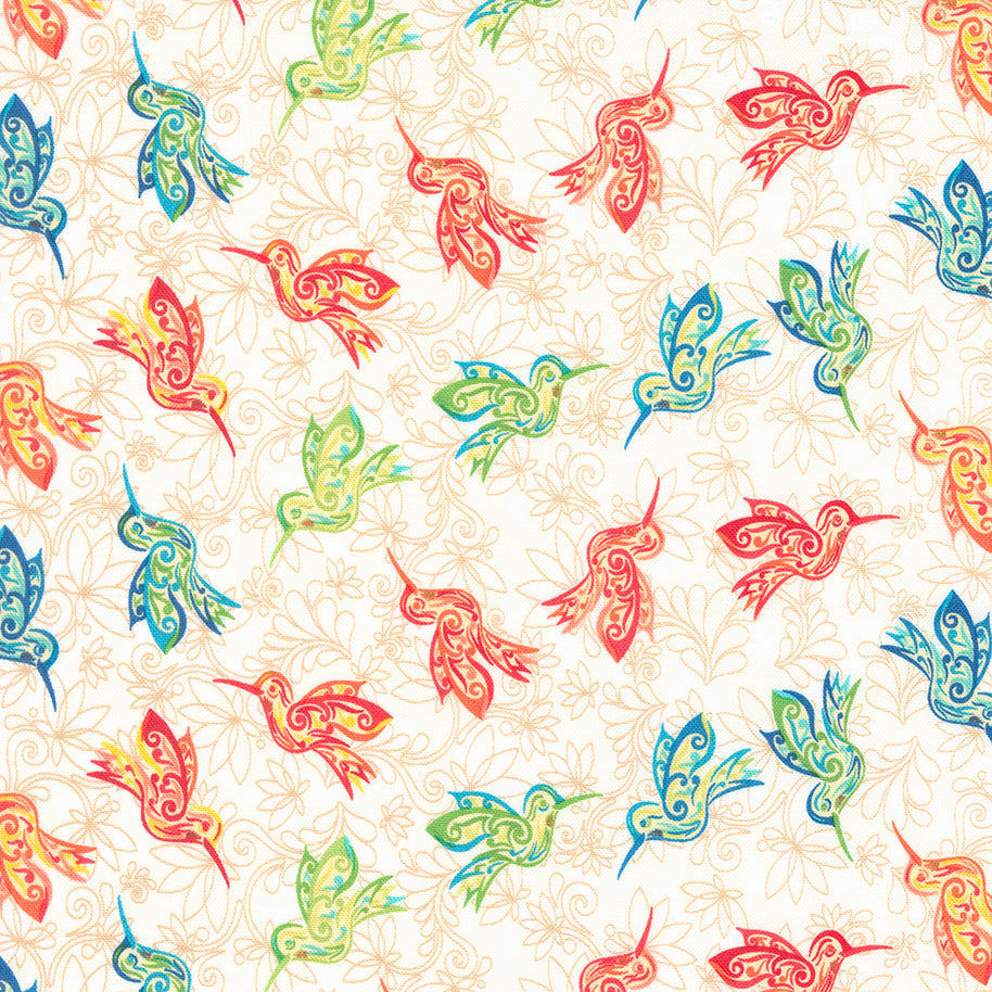 Moda Fabrics - Land of Enchantment Marshmallow 1/2m