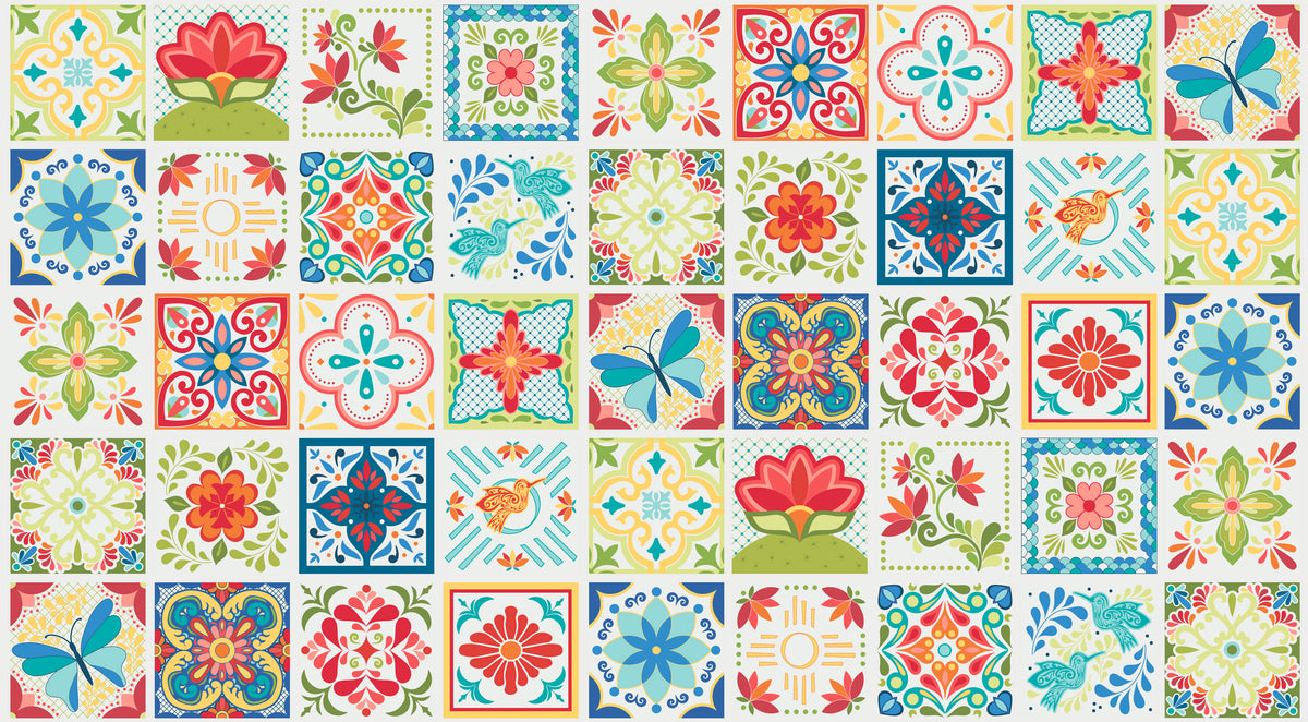 Moda Fabrics - Land of Enchantment Marshmallow 1/2m