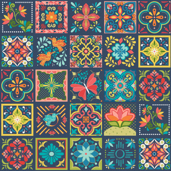 Moda Fabrics - Land of Enchantment Superior Blue 1/2m