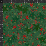 4592-803 Green Gold, We Love Christmas by Stof Fabrics 1/2m
