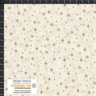 4599-127 Cream Gold, We Love Christmas by Stof Fabrics 1/2m