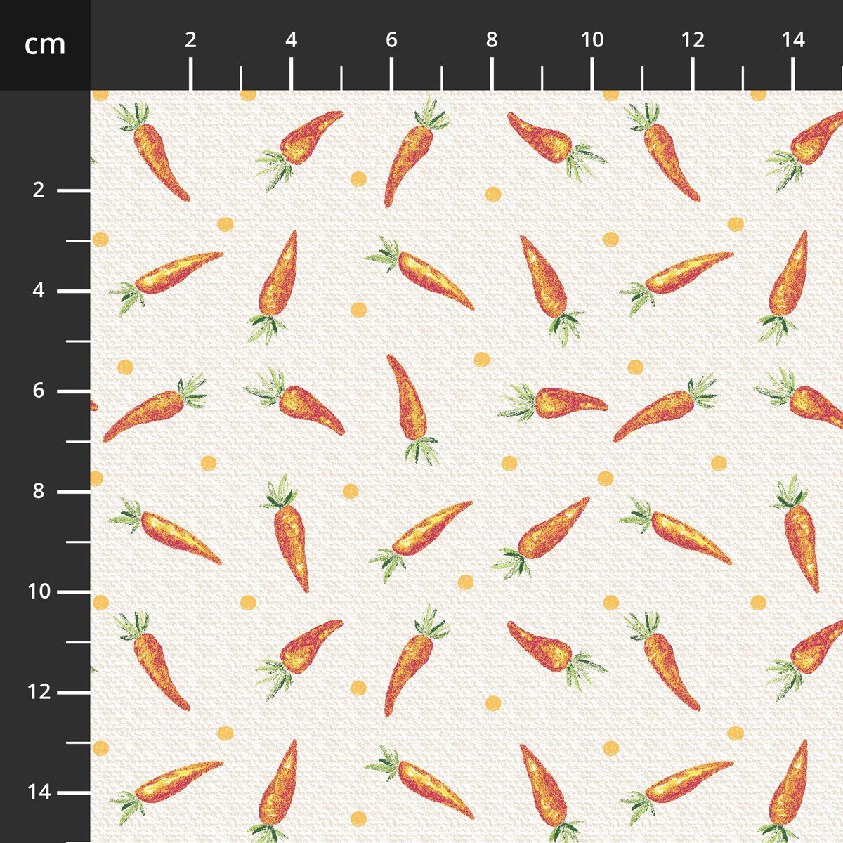 Peek A Boo Bunnies Carrots Cream