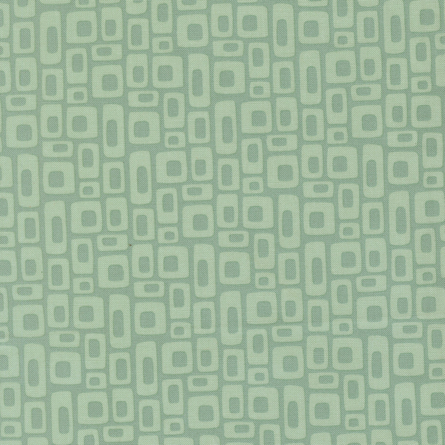 51273 18 Marshmallow Dusty Jade Scenery by Elizabeth Hartman 1/2m