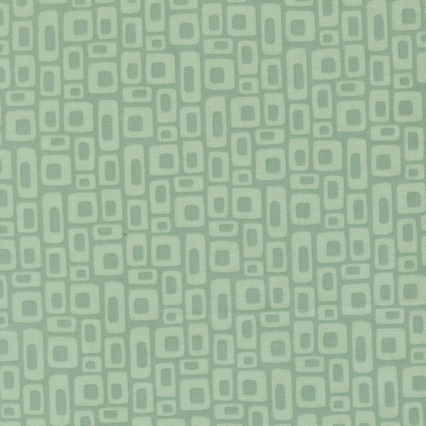 51273 18 Marshmallow Dusty Jade Scenery by Elizabeth Hartman 1/2m