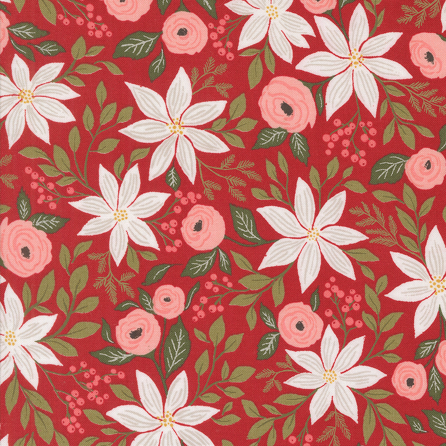 Berry & Pine Cranberry Poinsettia Party