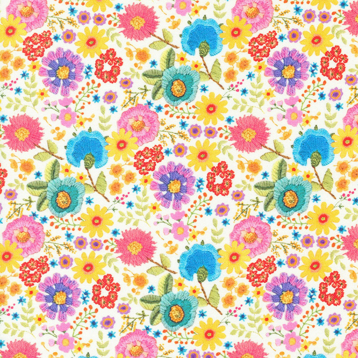Moda Fabrics - Vintage Soul Rainbow 1/2m