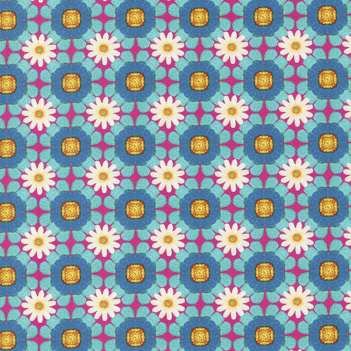 Moda Fabrics - Vintage Soul Peacock 1/2m