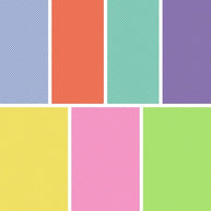 7 Fat Quarters of On The Grid True Colors by Tula Pink