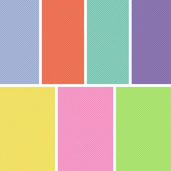 7 Fat Quarters of On The Grid True Colors by Tula Pink