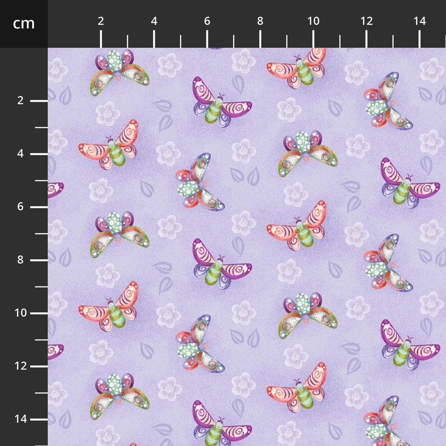 In The Thicket Lavender Tossed Butterflies