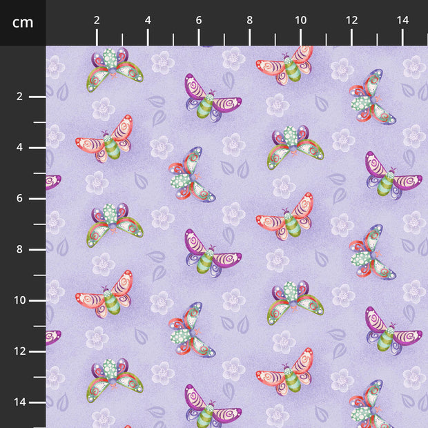 In The Thicket Lavender Tossed Butterflies