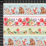 In The Thicket Blue Multi Border Stripe
