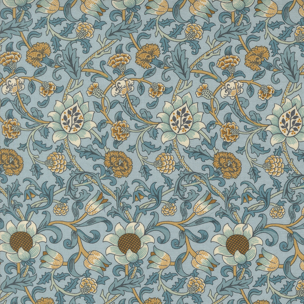 Morris Manor Evenlode Florals Sky