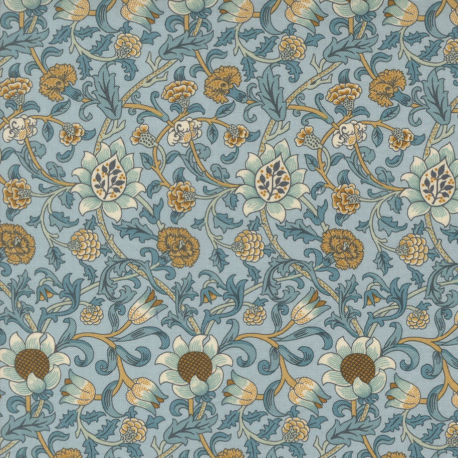 Morris Manor Evenlode Florals Sky