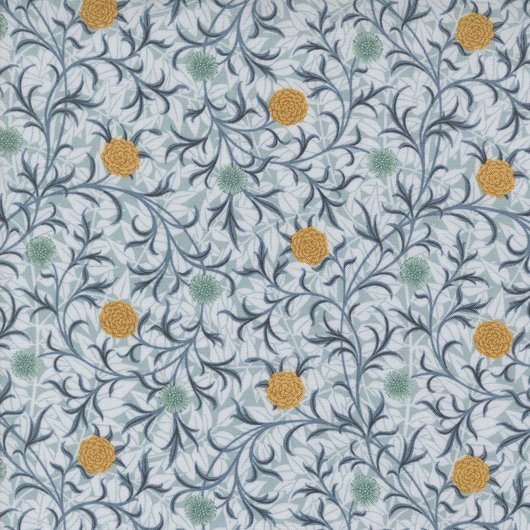 Morris ManorScroll Florals Sky