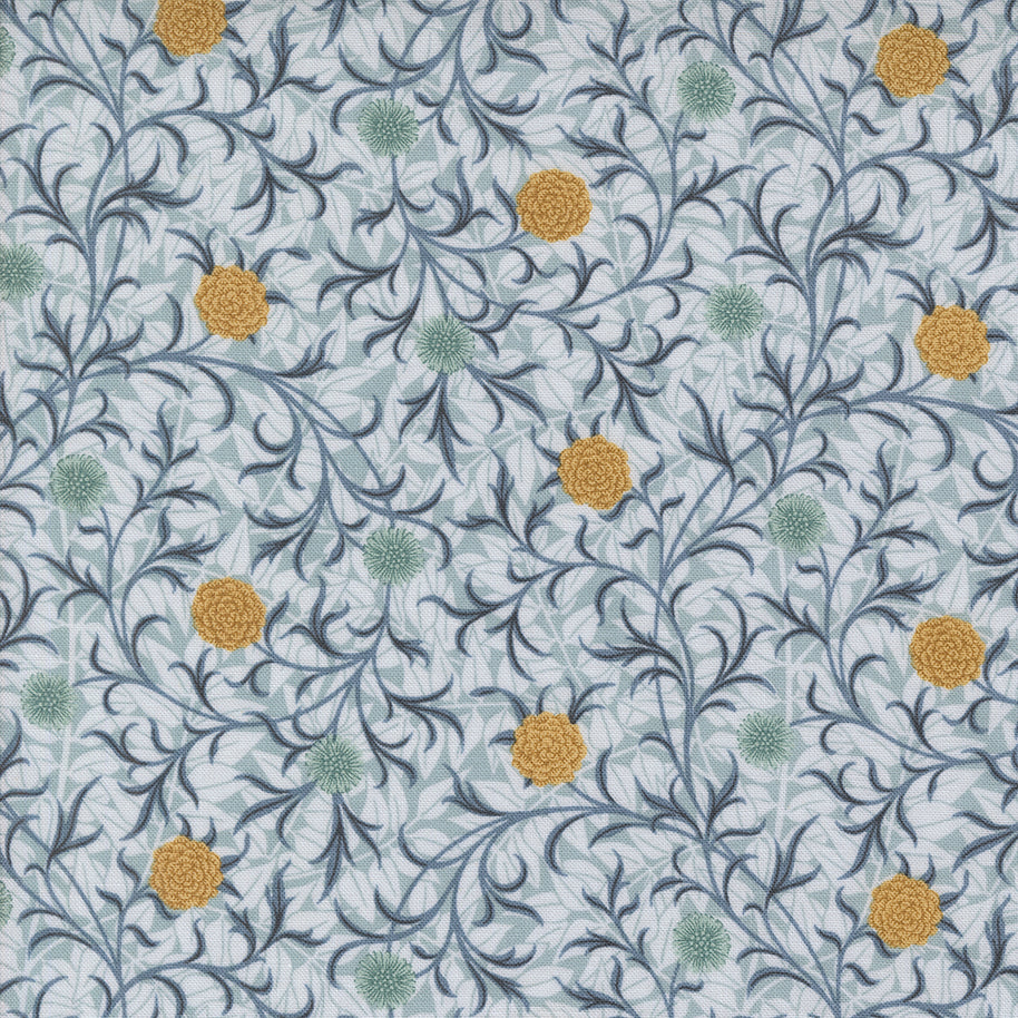 Morris ManorScroll Florals Sky