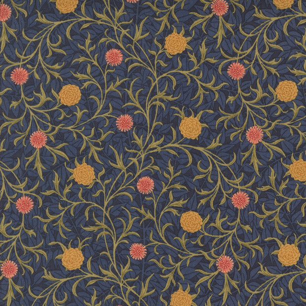 Morris Manor Scroll Florals Twilight