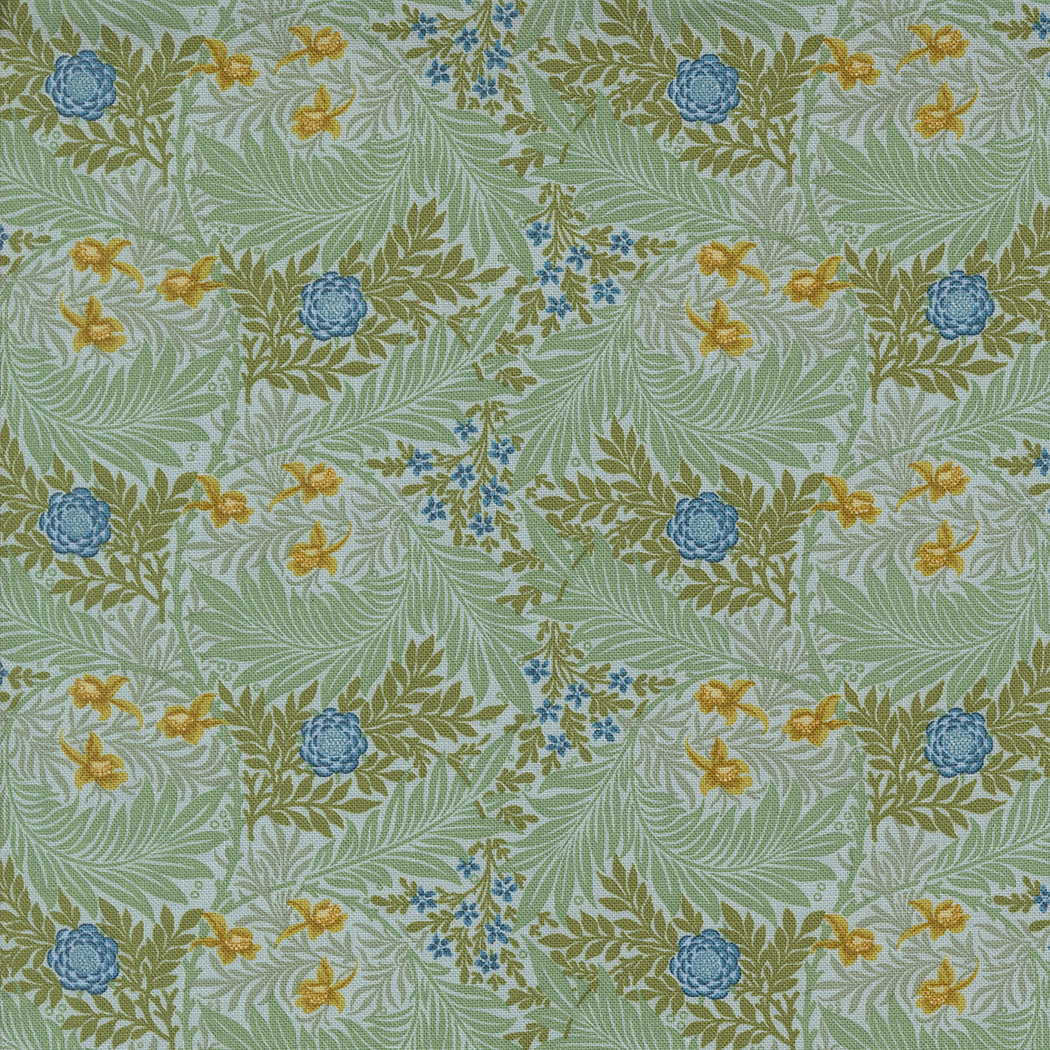 Morris Manor Larkspur Florals Sky