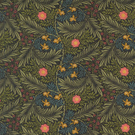 Morris Manor Larkspur Florals Ebony