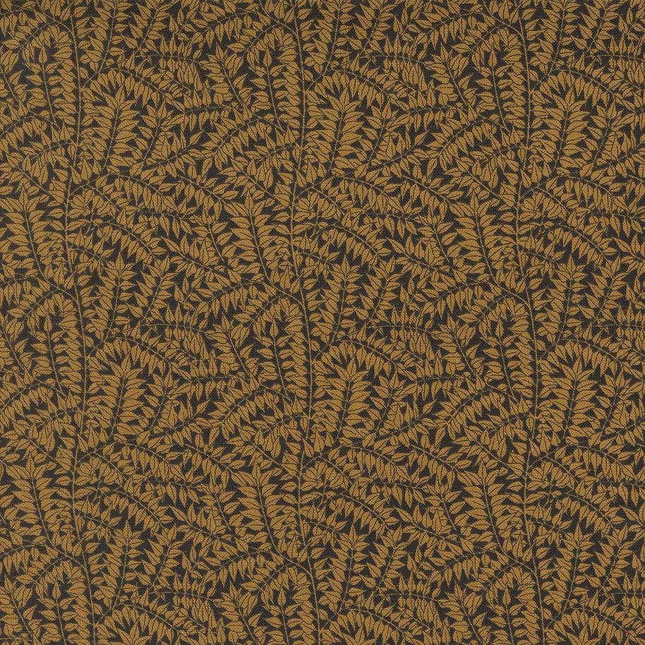 Morris Manor Leaf Vine Ebony Gold