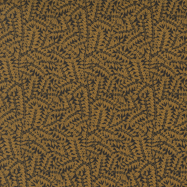 Morris Manor Leaf Vine Ebony Gold