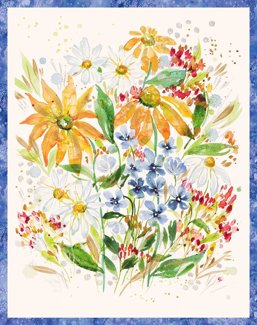 Fresh as a Daisy Floral Panel
