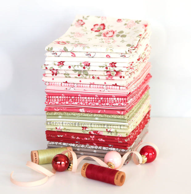 A Very Sweet Christmas 30 Fat Quarter Bundle by Bunny Hill Designs