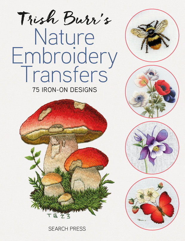 Trish Burrâ€™s Nature Embroidery Transfers
