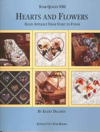 Hearts and Flowers Star Quilts VIII