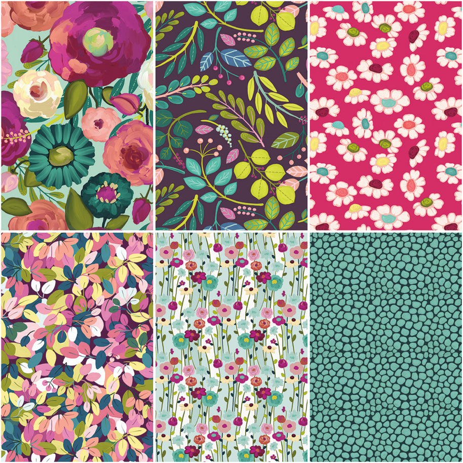 Riley Blake - Fragrant Fields Fat Quarter Bundle