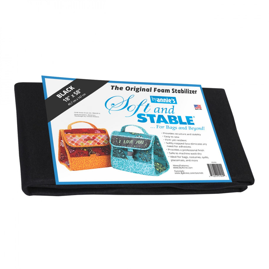 Soft and Stable Black - 18in x 58in