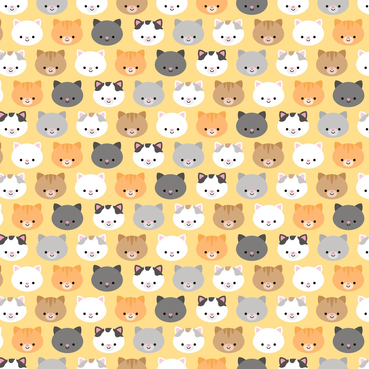 Pretty Kitty Yellow Kitties