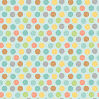 Pretty Kitty Blue Yarn Dots