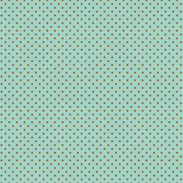 Pretty Kitty Blue Polka Dot