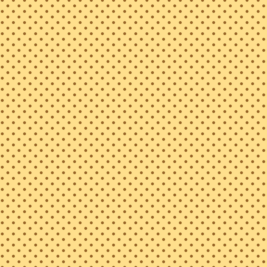 Pretty Kitty Yellow Polka Dot