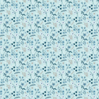 Winter Magic Floral Aqua