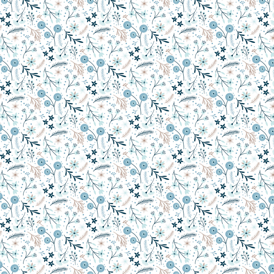 Winter Magic Floral White