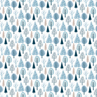 Winter Magic Trees White