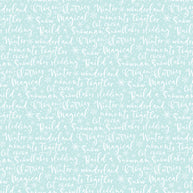 Winter Magic Winter Words Aqua