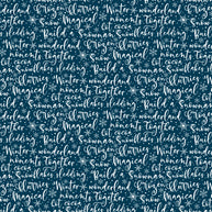 Winter Magic Winter Words Navy
