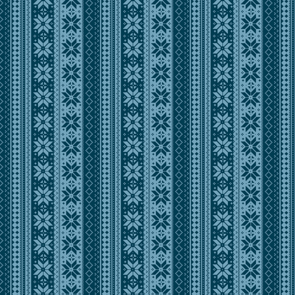 Winter Magic Sweater Stripe Navy