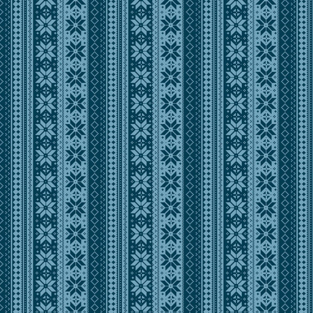 Winter Magic Sweater Stripe Navy