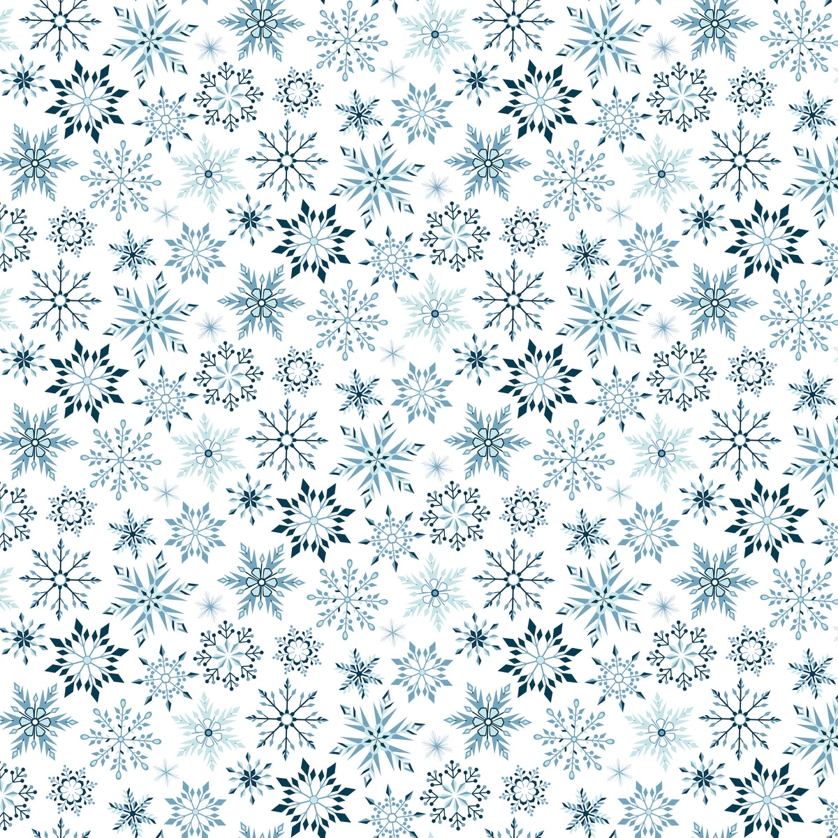 Winter Magic Snowflakes White