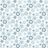 Winter Magic Snowflakes White