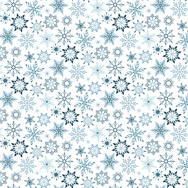 Winter Magic Snowflakes White