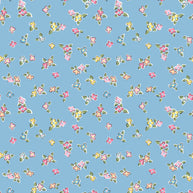 Love Notes Blue Flowers