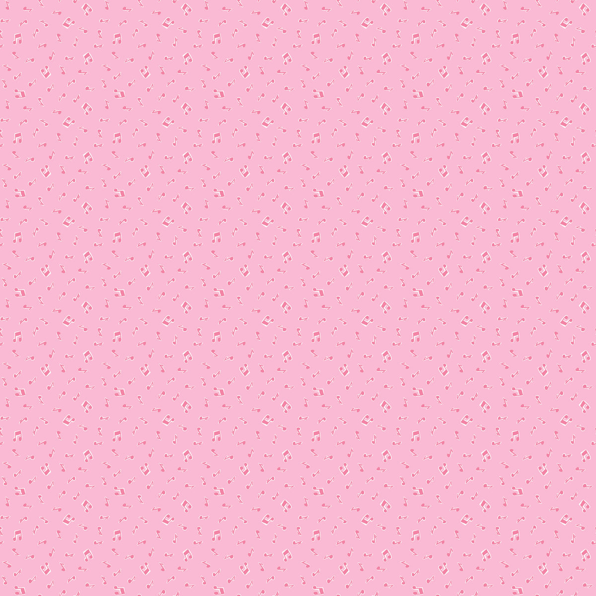 Love Notes Pink Music Notes