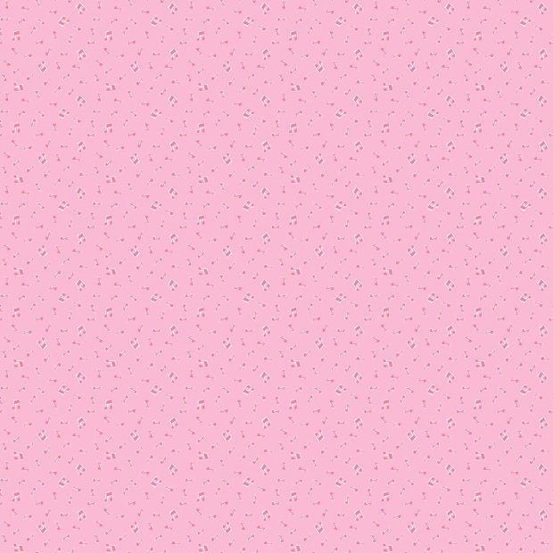 Love Notes Pink Music Notes